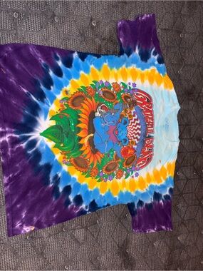 Liquid Blue Kids Tie-Dye Tee - Purple, Blue & Yellow